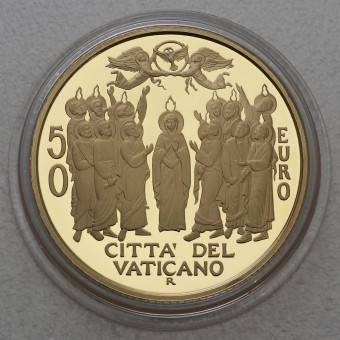 Goldmünze "50 Euro - 2018" Apostelgeschichte Pfingsten (Vatikanstadt)