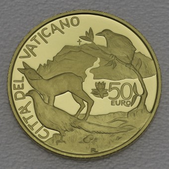 Goldmünze "50 Euro - 2021" Papst Franziskus (Vatikanstadt)