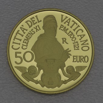 Goldmünze "50 Euro - 2021" (Vatikan) 300. Todestag Papst Clemens XI.