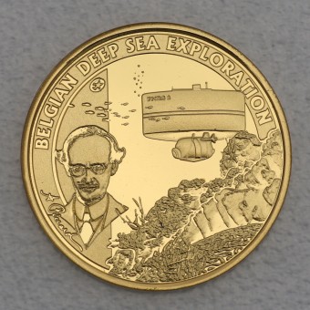 Goldmünze 50 Euro "Tiefseeforschung" 2011 (Belgien)