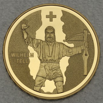 Goldmünze "50 Franken 2018" (Schweiz) Wilhelm Tell