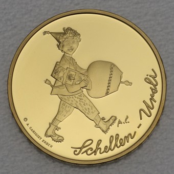 Goldmünze 50 Franken "Schellenursli" 2011 (Schweiz)