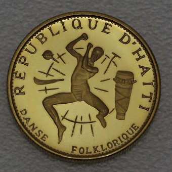 Goldmünze 50 Gourdes 1967 (Haiti)