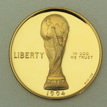 Goldmünze "5 Dollar 1994-World Cup Soccer" USA 
