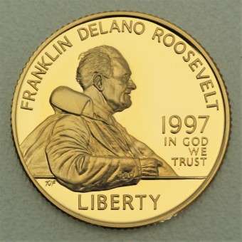 Goldmünze 5 Dollars "Franklin D. Roosevelt" 1997 (USA)