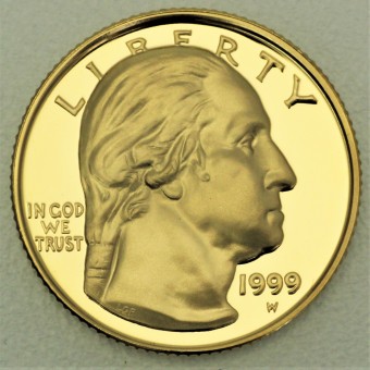 Goldmünze "5 Dollar 1999-George Washington" 