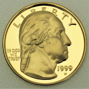 Goldmünze 5 Dollars "George Washington" 1999 (USA)