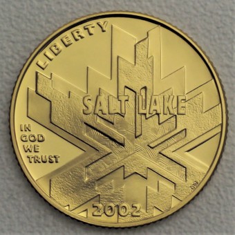 Goldmünze 5 Dollars "Olympic Salt Lake City" 2022 (USA)