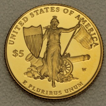 Goldmünze "5 Dollar 2011-Medal of Honor" USA 
