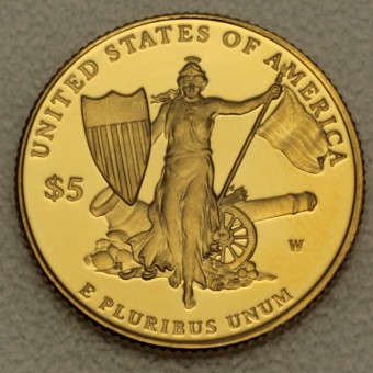 Goldmünze 5 Dollars "Medal of Honor" 2011 (USA)