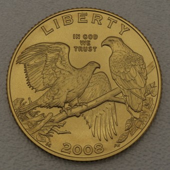 Goldmünze 5 Dollars "Bald Eagle" 2008 (USA)