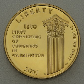 Goldmünze 5 Dollars "Capitol Visitor Center" 2001 (PP) (USA)