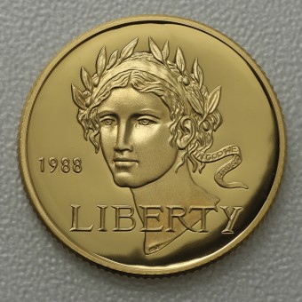 Goldmünze 5 Dollar "Olympia Seoul" 1988 (PP) (USA)