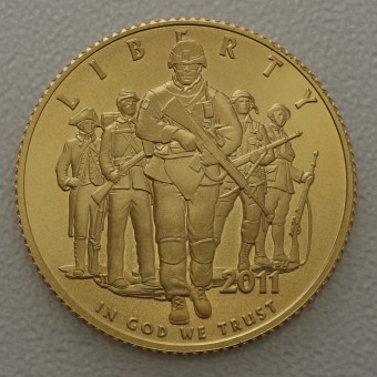 Goldmünze 5 Dollar "US Army" 2011 (USA)