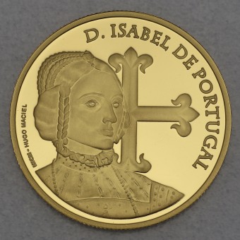 Goldmünze 5 Euro "D. Isabel de Portugal" 2015 Queens of Europe (Portugal)