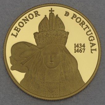 Goldmünze 5 Euro "D. Leonor de Portugal" 2014 Queens of Europe (Portugal)