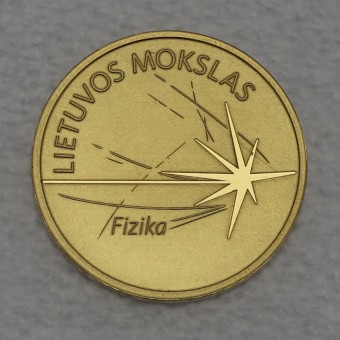 Goldmünze 5 Euro "Fizika" 2016 Litauische Wissenschaft (Litauen)