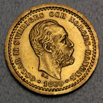 Goldmünze "5 Kronor-Oscar II" (Schweden) 