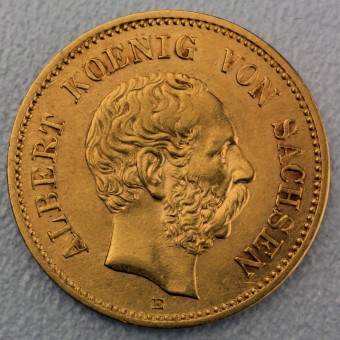 Goldmünze "5 Mark Albert" (Sachsen) 