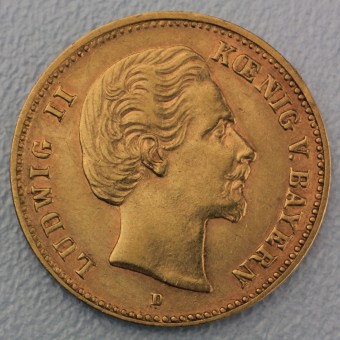 Goldmünze 5 Mark "Ludwig II." (Bayern)
