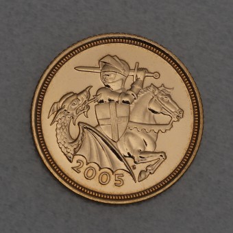 Goldmünze "5 Sovereign Elizabeth II." (2005) 
