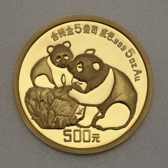 Goldmünze 5oz "Panda" 1987 (China)
