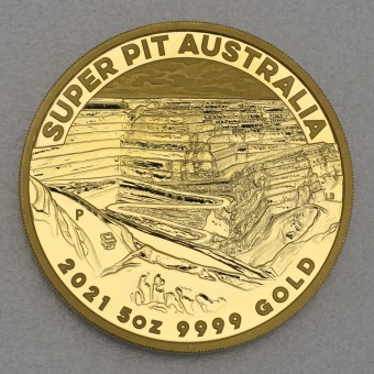 Goldmünze 5oz "Super Pit" 2021 (Australien)
