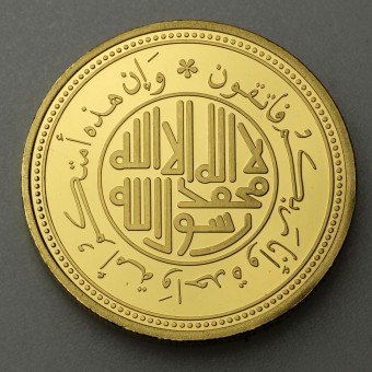 Goldmünze "8 Dinar" 1oz/24k Feingold (VAE) 