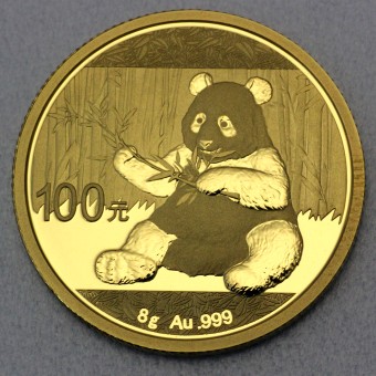 Goldmünze 8g "Panda - 2017" (China) 