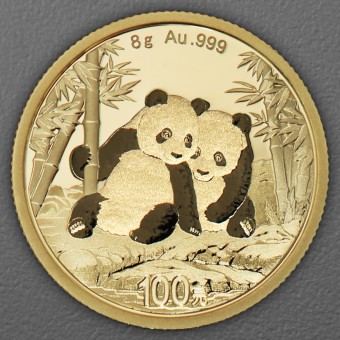 Goldmünze 8g "Panda" 2026 (China)