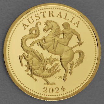Goldmünze Double Sovereign "125th Anniversary" 2024 (PP) (Australien)
