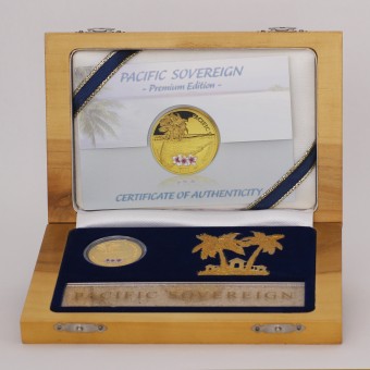 Goldmünze "Set:Pacific Sovereign 200$ 2012" (Fiji) 