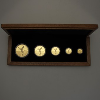 Goldmünzen 5 Münzen-Set "Mexican Libertad PP-2018" 