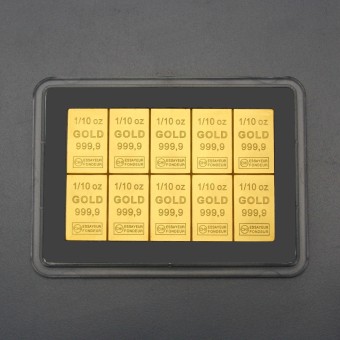 Goldtafel (10x 1/10oz Feingold) "CombiBar" 