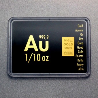 Motiveinleger 1/10oz "Au International" 