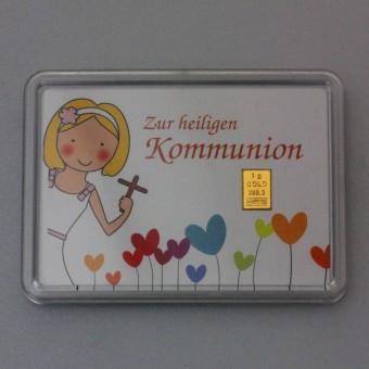 Motiveinleger 1g "Mädchen/Heilige Kommunion" 