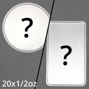 Junk-Silber-Bag 20x 1/2oz "Silver Surprise" (19%) Set aus diversen Münzen/Münzbarren