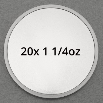 Junk-Silber-Bag 20x 1 1/4oz "Silver Surprise" 19% Set aus diversen Münzen (verschiedene Hersteller)