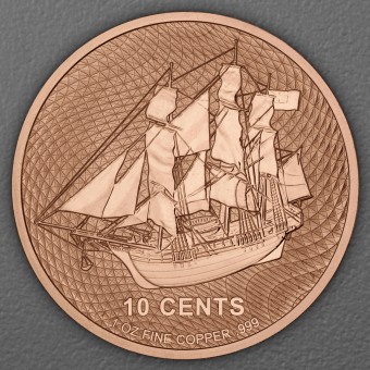 Kupfermünze 1oz "Bounty" 2026 (Cook Islands)