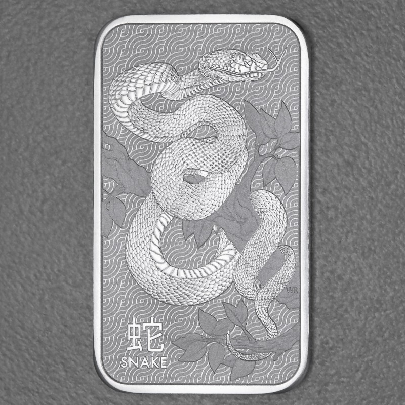 Silberbarren 1oz Perth Mint "Schlange"