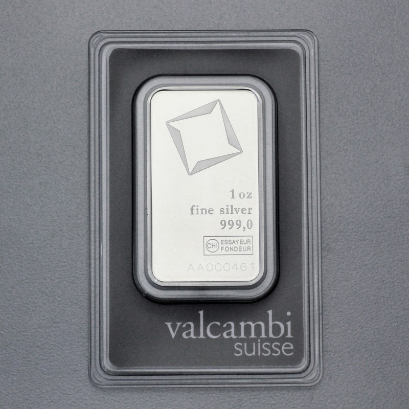 Geschenkkarte Silberbarren Motiv : Blumenstrauß # 10 Valcambi 