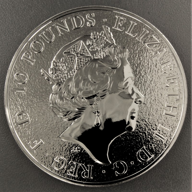 Silbermünze 10oz Lion of England 2017 Queens Beast England online
