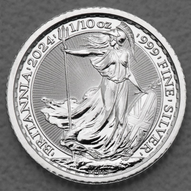 Silbermünze 1/10oz Britannia - 2024 kaufen