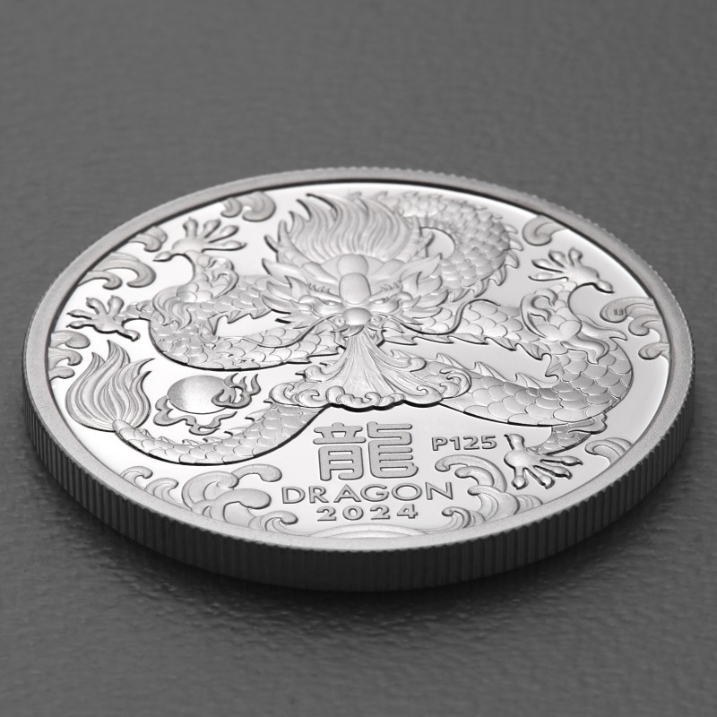 ilbermünze 1/2oz 2024 Drache Lunar III (PP) kaufen