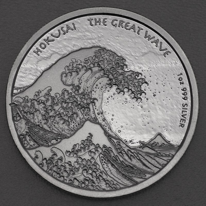 Silbermünze 1oz Hokusai The Great Wave 2017 Fiji kaufen