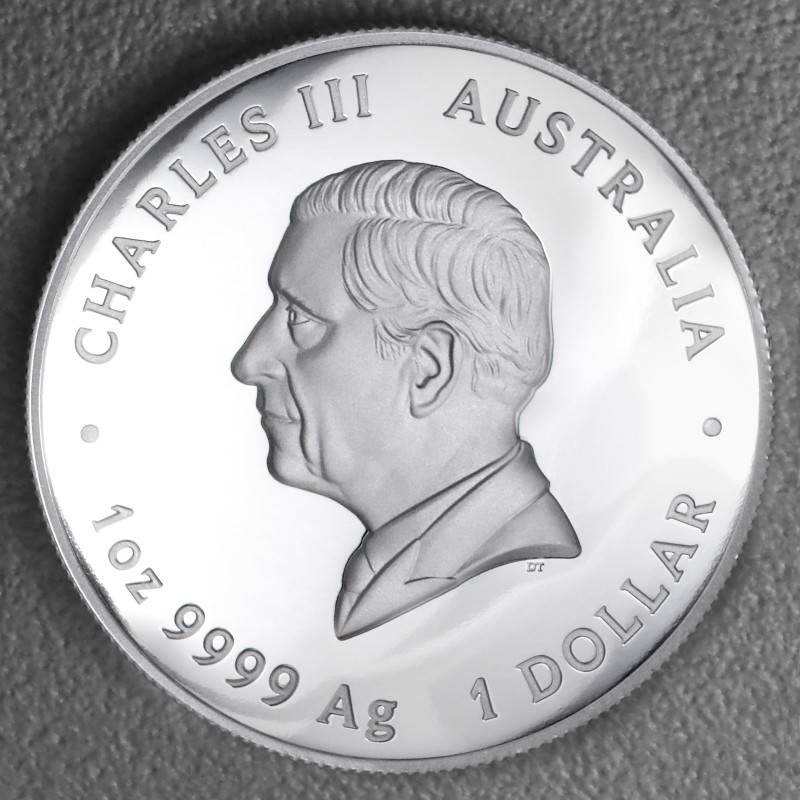 Stone Zodiac Leo 2025 - Farbige 1 Oz Silbermünze Aus Kanada (nur 100 Stück!)