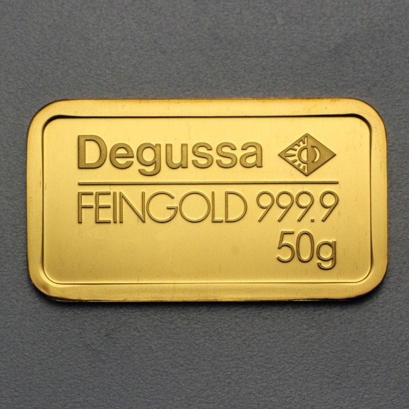 50g Degussa Goldbarren Zum Aktuellen Preis Kaufen