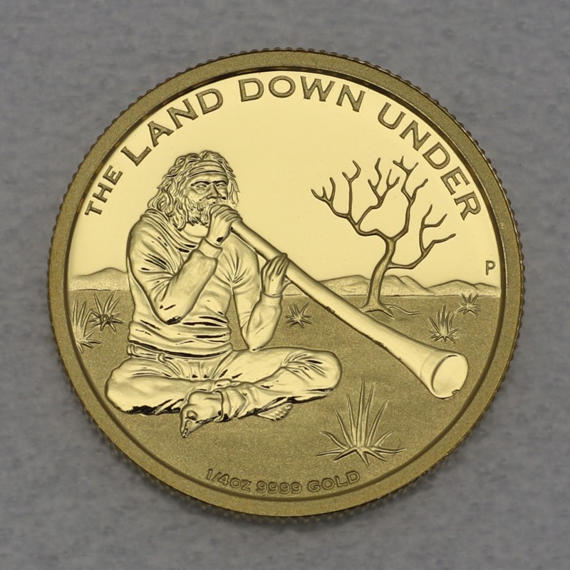 Goldmünze 1/4oz "The Land down under Didgeridoo 2013" (Australien) kaufen