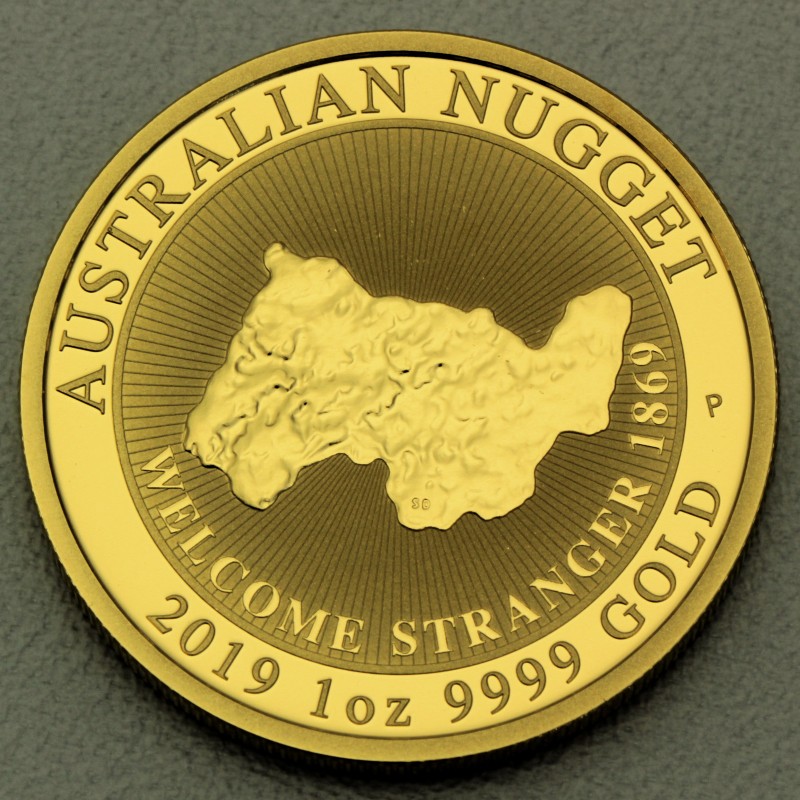 Goldmünze 1oz "Australian Nugget Stranger" 2019 kaufen