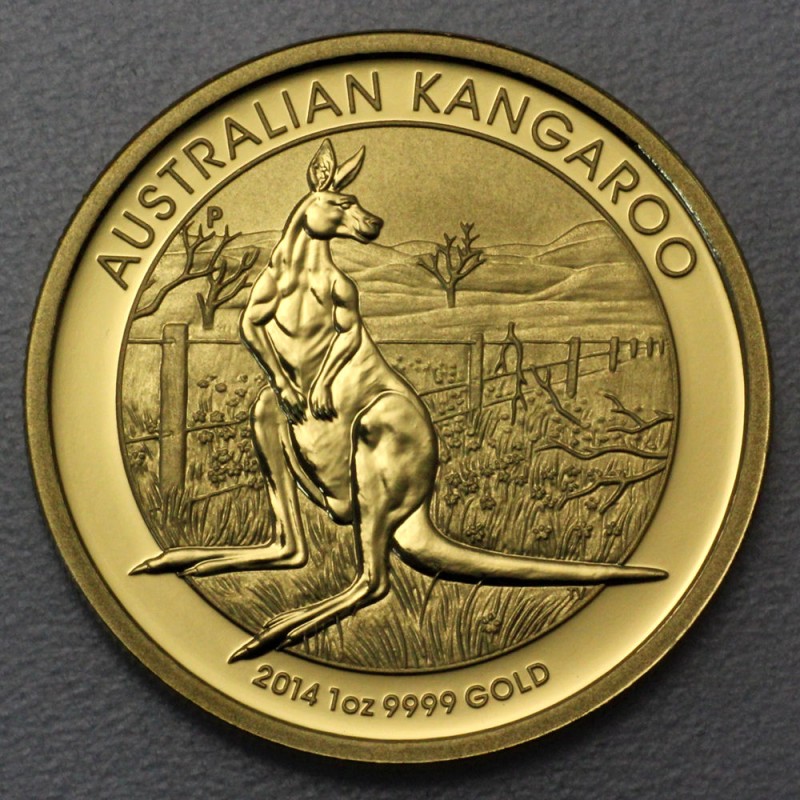 Australische 1oz Goldmünze Känguru 2014 kaufen